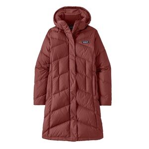Patagonia Women's Down With It Parka Sequoia Red Jacket